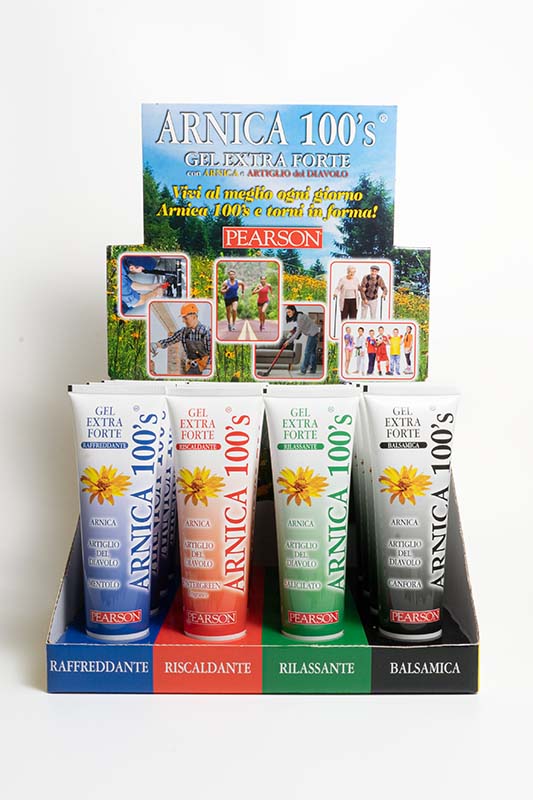 espositore arnica cosmetica